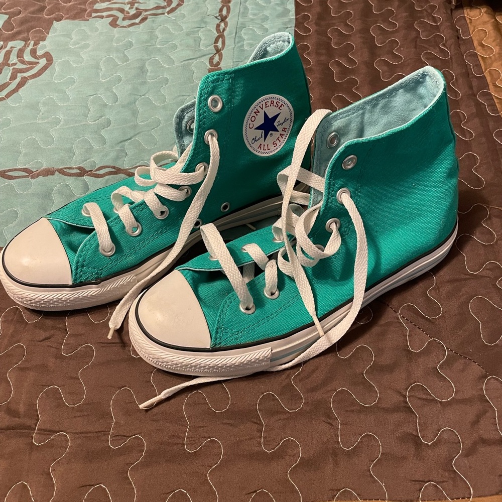 Converse Green High-Top Sneakers